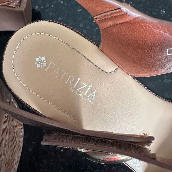PATRIZIA DADE Brinze Dade Party STRAP SANDAL SIZE 10 - Picture 7 of 13